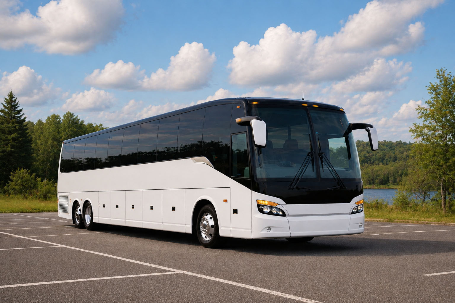 Holly Springs North Carolina Charter Bus Company fleet
